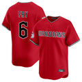 Cleveland Guardians #6 David Fry Player Red CONTON Limited Home Stitched Jerseys