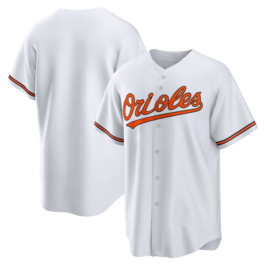 Baltimore Orioles White CONTON Home Replica Team Jersey