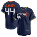 Houston Astros #44 Yordan Alvarez Player Navy CONTON City Connect Limited Home Stitched Jerseys