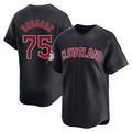 Cleveland Guardians #75 Connor Brogdon Player Navy CONTON Limited Home Game Stitched Jerseys