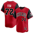 Chicago White Sox #72 Carlton Fisk Player Red CONTON City Connect Limited Home Stitched Jerseys