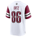 W.Commanders #86 Zach Ertz White CONTON Game Jersey