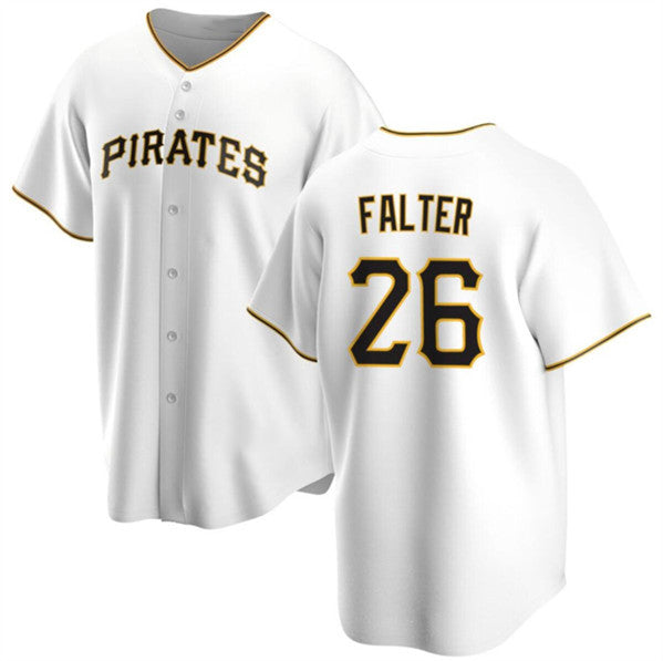 Pittsburgh Pirates #26 Bailey Falter White CONTON Cool Base Stitched Jersey