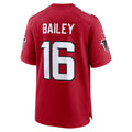 A.Falcons #16 Jake Bailey Red CONTON Team Game Jersey