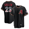 Arizona Diamondbacks #23 Zac Gallen Player Black CONTON USA 250 Fourth of July Game Home Stitched Jerseys