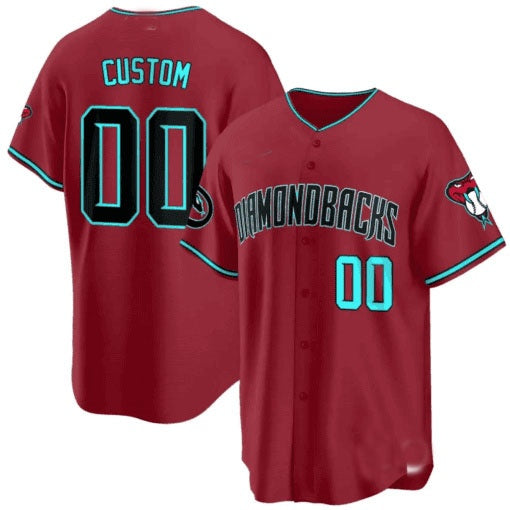 Custom Arizona Diamondbacks 2024 Cool Base Jersey ¨C All Stitched-Red CONTON