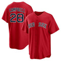 Boston Red Sox #28 Kristian Campbell Red CONTON Alternate Replica Jersey