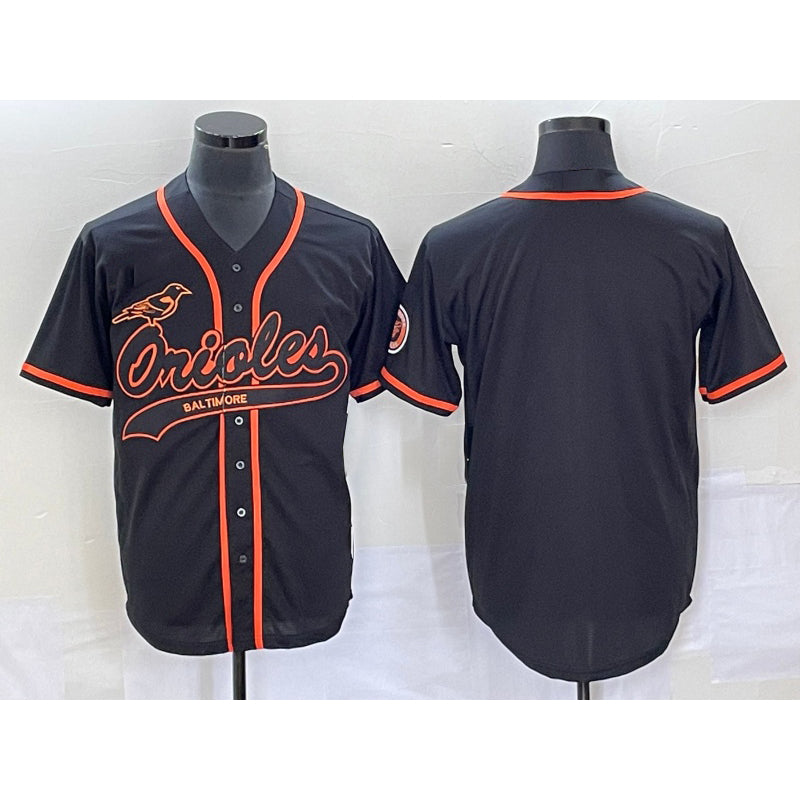 Baltimore Orioles Black CONTON Cool Base Stitched Jersey