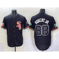 Chicago White Sox #88 Luis Robert Jr. Black CONTON Mexico Limited Stitched Jersey