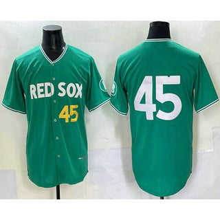 Boston Red Sox #45 Pedro Martinez Green CONTON 2025 City Connect Limited Jersey