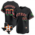 Custom Houston Astros Mexico Texas Patch Vapor Premier Limited Jersey ¨C All Stitched CONTON