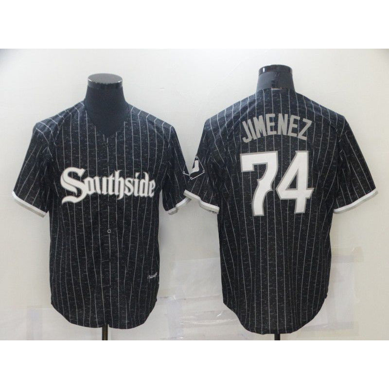 Chicago White Sox #74 Jimenez City Edition Black CONTON Game 2021 Jerseys