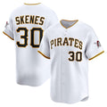 Pittsburgh Pirates #30 Paul Skenes White CONTON Home Limited Player Jersey