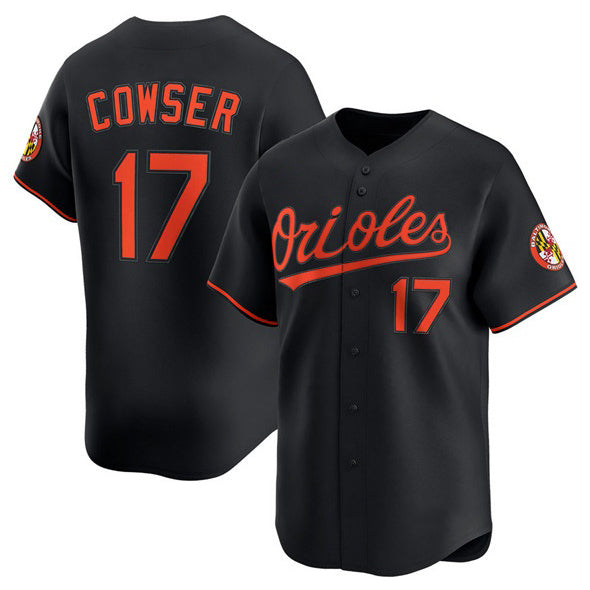 Baltimore Orioles #17 Colton Cowser Black CONTON 2025 Alternate Limited Stitched Jersey