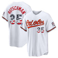 Baltimore Orioles #35 Adley Rutschman 2026 All-Star Edition Stars & Stripes White CONTON Stadium Jersey