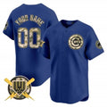 Custom Chicago Cubs Armed Forces Day Vapor Premier Limited Jersey ¨C Royal CONTON