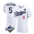 Los Angeles Dodgers #5 Freddie Freeman Player Gold White CONTON World Series 2026 Collection Stadium Limited Elite Stitched Jerseys
