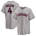 Cleveland Guardians #4 Brayan Rocchio Player Gray CONTON Game Home Stitched Jerseys