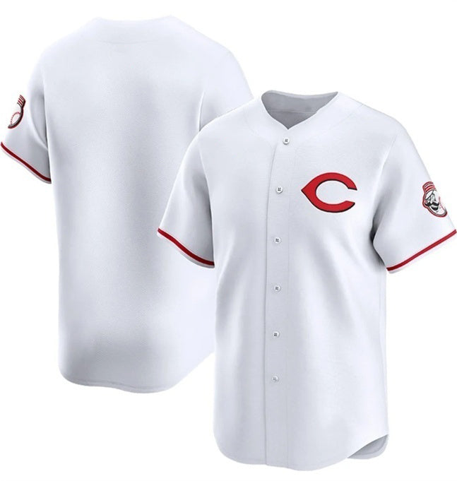 Cincinnati Reds Blank White CONTON 2025 Home Limited Stitched Jersey