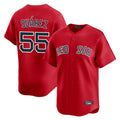 Boston Red Sox #55 Ranger Suarez Player Red CONTON Limited Home Game Stitched Jerseys1