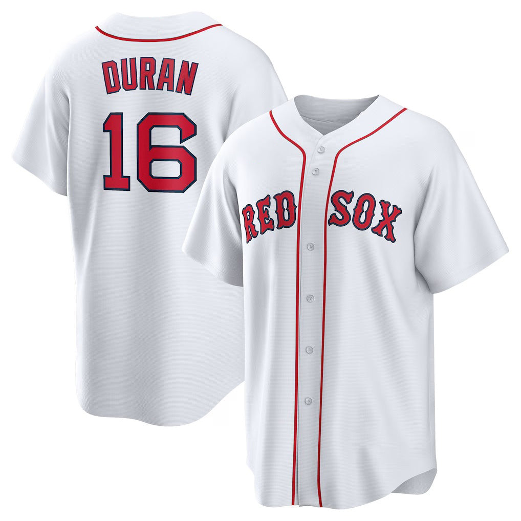Boston Red Sox #16 Jarren Duran White CONTON Home Replica Player Jersey