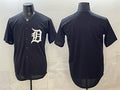 Detroit Tigers Blank Black CONTON Limited Stitched Jersey