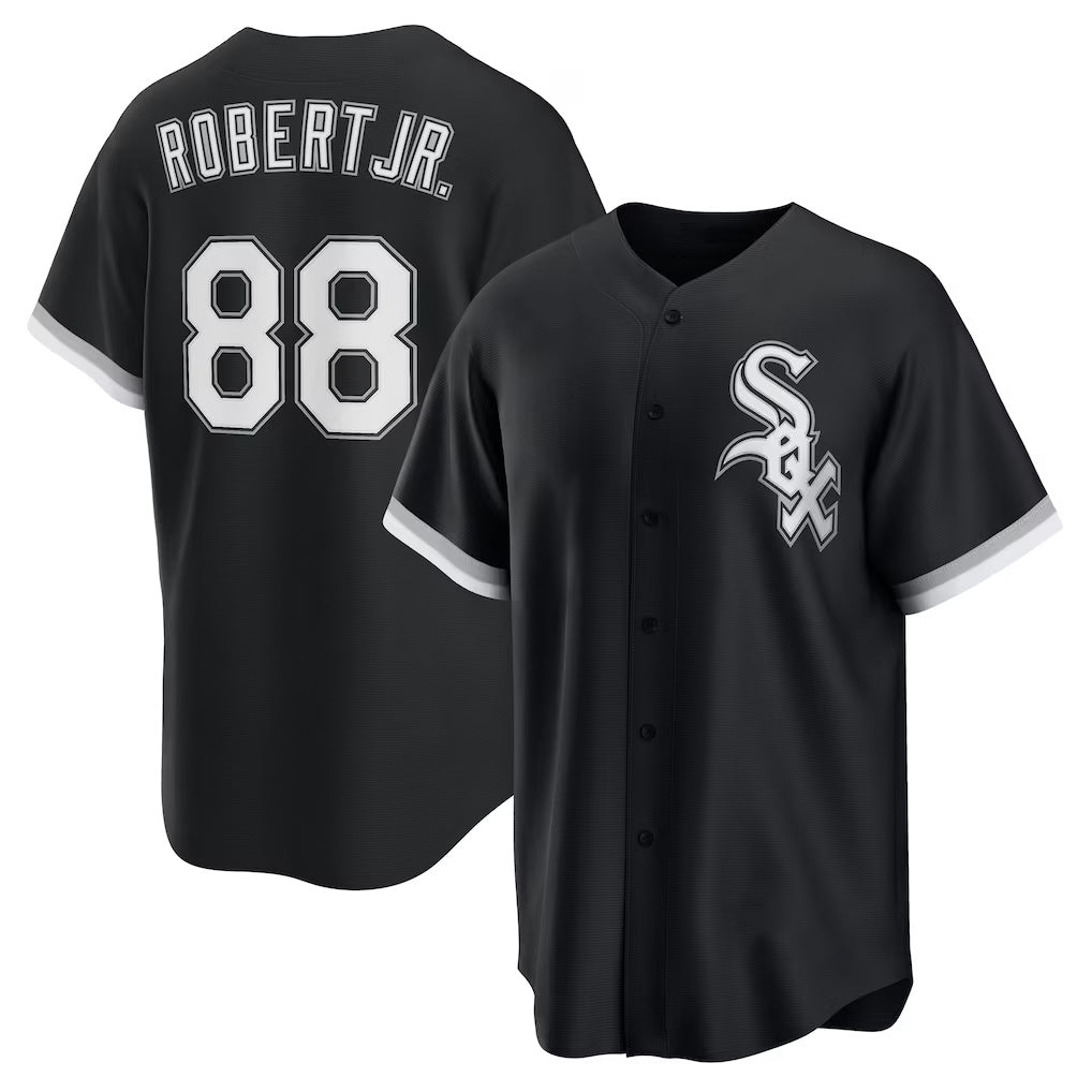 Chicago White Sox #88 Luis Robert Jr. Black CONTON Alternate 2 Replica Jersey