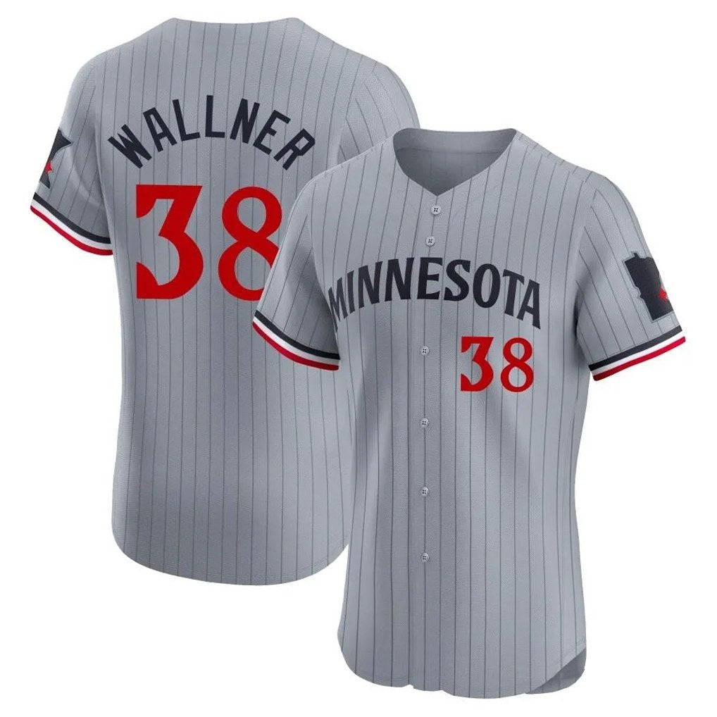 Minnesota Twins #38 Matt Wallner Player Gray CONTONHome Limited Elite Stitched Jerseys
