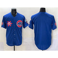 Chicago Cubs Blank Royal CONTON 2025 Tokyo Series Limited Stitched Jersey