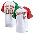 Custom Chicago White Sox Mexico Vapor Premier Limited Jersey V3- White CONTON