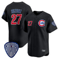 Chicago Cubs #27 Seiya Suzuki Player Black CONTON Vapor Premier Limited Home Stitched Jerseys