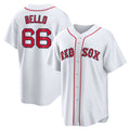 Boston Red Sox #66 Brayan Bello White CONTON Home Replica Jersey