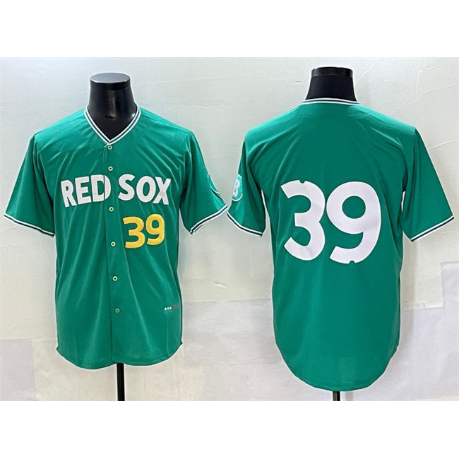 Boston Red Sox #39 Marcelo Mayer Green CONTON 2025 City Connect Limited Stitched Jersey