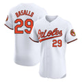 Baltimore Orioles #29 Samuel Basallo Player White CONTON Limited Elite Home Game Stitched Jerseys