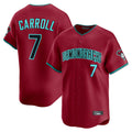 Arizona Diamondbacks #7 Corbin Carroll Player Red CONTON Limited Home Game Stitched Jerseys