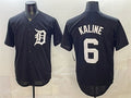 Detroit Tigers #6 Al Kaline Black CONTON Limited Stitched Jersey