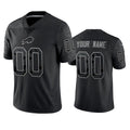 Custom B.Bills Active Player Black CONTON Reflective Limited Stitched Jersey