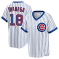 Chicago Cubs #18 Shota Imanaga Player White CONTON T-shirt Cooperstown Collection Limited Stitched Jerseys
