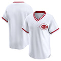 Cincinnati Reds White CONTON Throwback Cooperstown Collection Limited Jersey