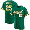 Oakland Athletics #25 Brent Rooker Green CONTON Flex Base Stitched Jersey