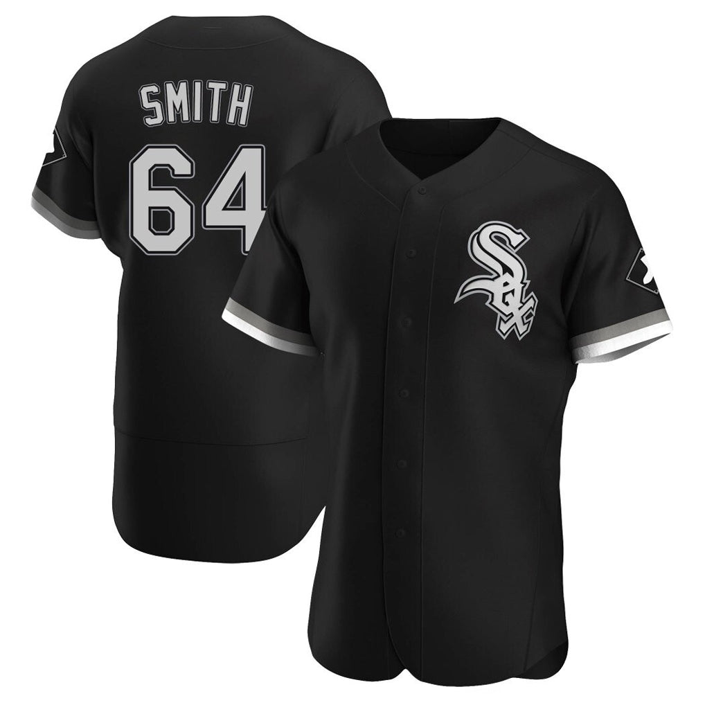 Chicago White Sox #64 Shane Smith Player Black CONTON Limited Elite Home Stitched Jerseys