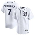 Detroit Tigers #7 Kevin McGonigle Player White CONTON Home Limited Stitched Jerseys