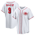 Cincinnati Reds #9 Matt McLain White CONTON Home Replica Jersey
