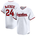 Cleveland Guardians #24 Triston McKenzie White CONTON Home Limited Player Jersey