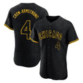 Chicago Cubs #4 Pete Crow-Armstrong Player Black CONTON Snake Skin City Limited Elite Home Game Stitched Jerseys