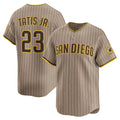 San Diego Padres #23 Fernando Tatis Jr. Khaki CONTON Alternate Limited Player Jersey