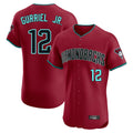Arizona Diamondbacks #12 Lourdes Gurriel Jr Player Red CONTON Limited Elite Home Game Stitched Jerseys