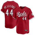 Cincinnati Reds #44 Elly De La Cruz Player Red CONTON Home Limited Stitched Jerseys