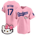 Los Angeles Dodgers #17 Shohei Ohtani Pink CONTON 2025 Hello Kitty Vapor Limited Stitched Jersey