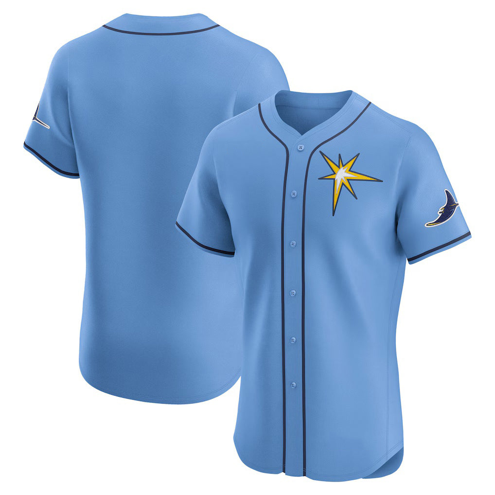Tampa Bay Rays Light Blue CONTON Alternate Elite Jersey